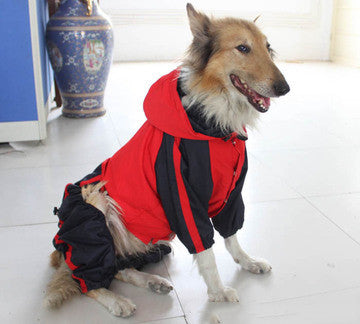 Waterproof Dog Raincoat for Large Breeds