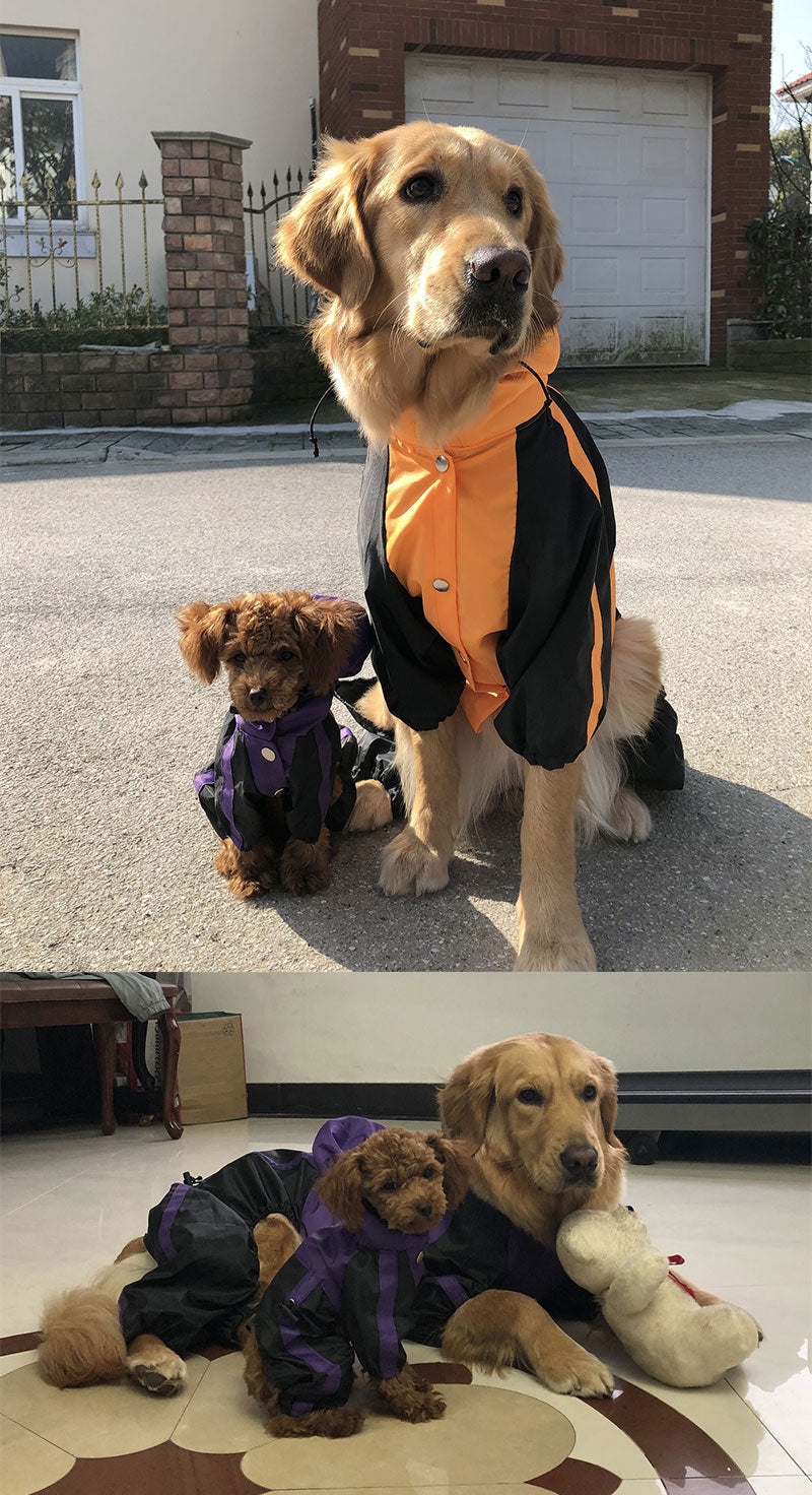 Waterproof Dog Raincoat for Large Breeds