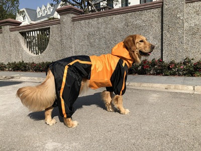 Waterproof Dog Raincoat for Large Breeds