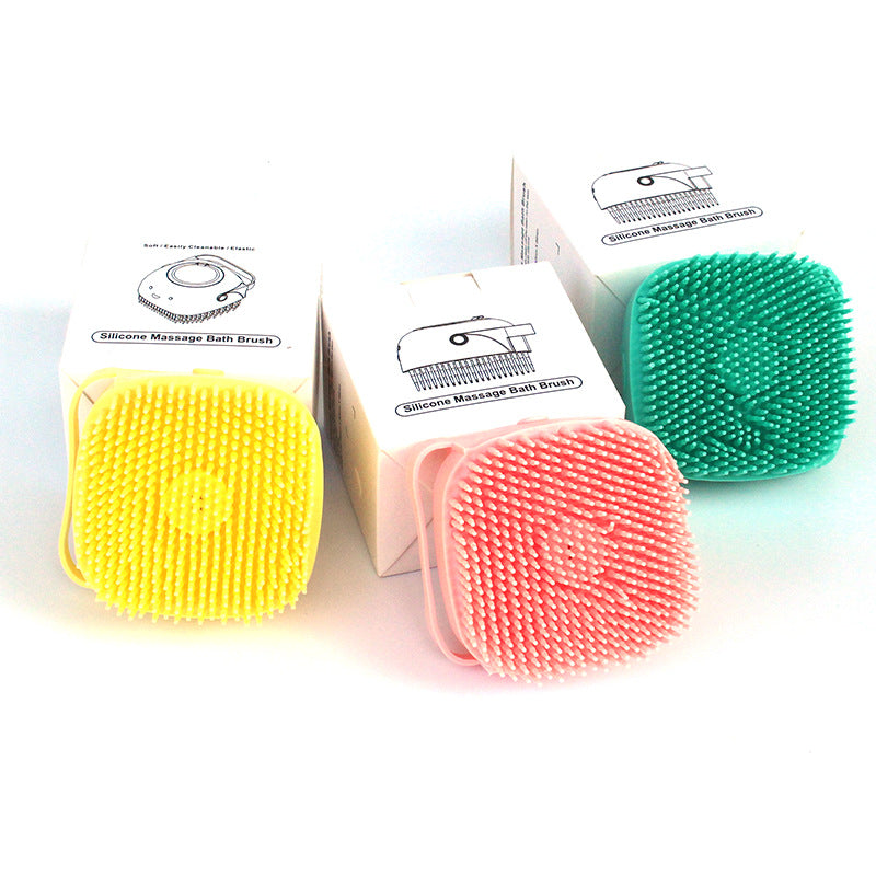 Silicone Pet Grooming Bath Gloves with Shampoo Dispenser